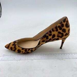 FSJ Women Sexy Leopard Printed Dress Shoes Pointy Toe High Heels Stilettos Pumps